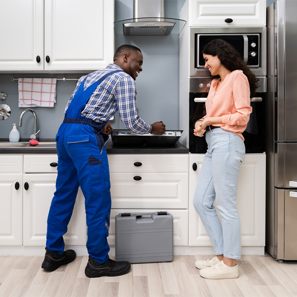 can you provide an estimate for cooktop repair before beginning any work in Rush MI